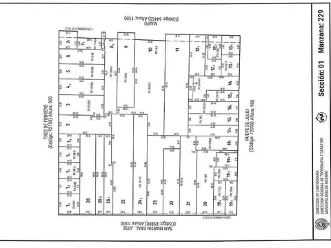 Terreno en Venta 11  mts Fondo