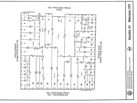 Terreno en Venta 13  mts Frente