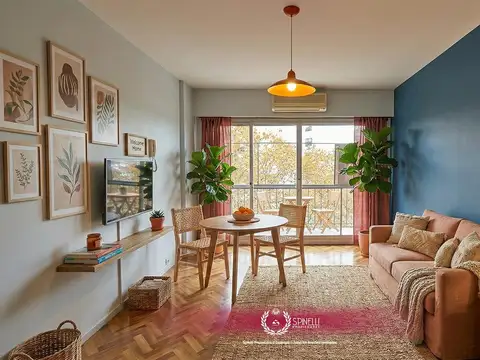 Alquiler departamento 2 ambientes 44M² con balcón al frente muy luminoso a mts de San Juan y Boedo