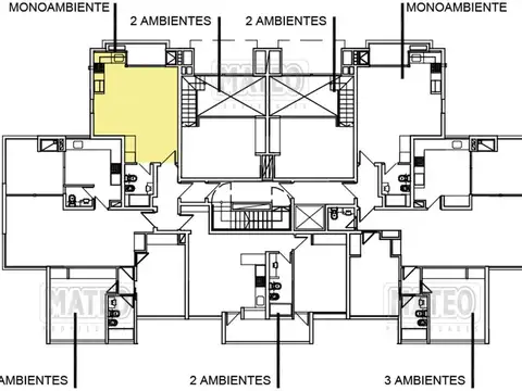 Departamento en Venta de Monoambiente