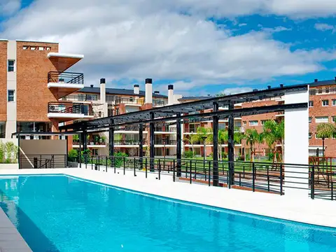 Beccar Plaza 2 (Riobamba 480) Depto 3 amb. Cochera. Planta baja. Parrilla. Patio. Amenities