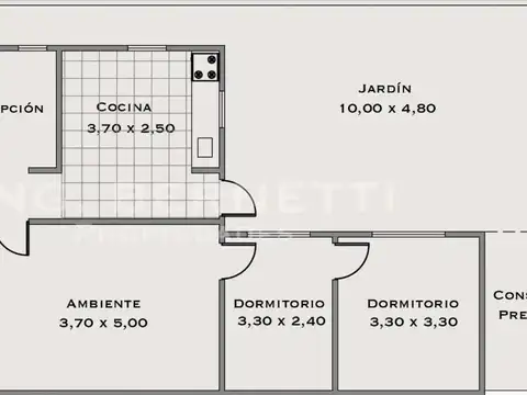 Lugones 2600, Piso PB