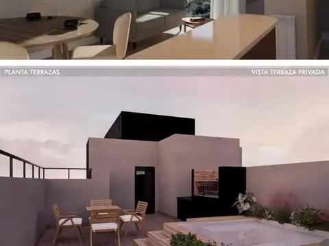 Departamento 3 ambientes con 3 baños