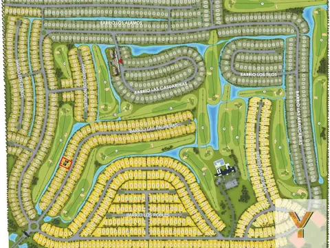 Terreno venta 2043 mts 2 totales  - Haras del Sur III