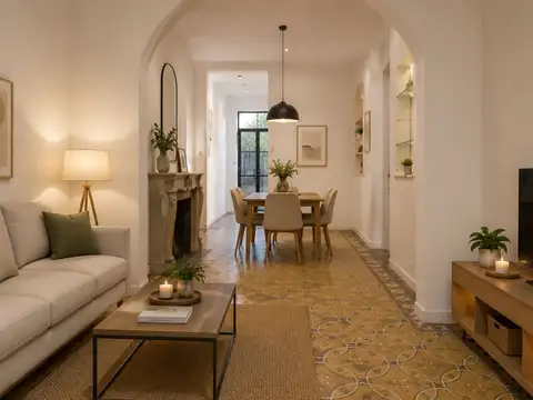 Casa 3 ambientes con 1 baño