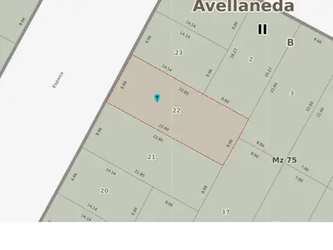 VENTA LOTE DE 197 M2 PIÑEYRO EN ESPAÑA 800, PBA