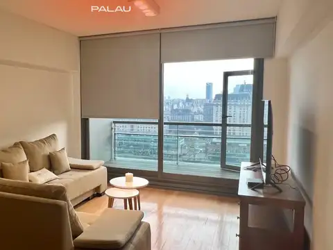 Departamento 2 ambientes, piso alto y vista abierta