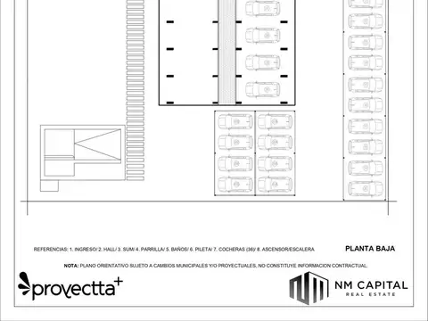 Departamento en Venta con 1 cocheras