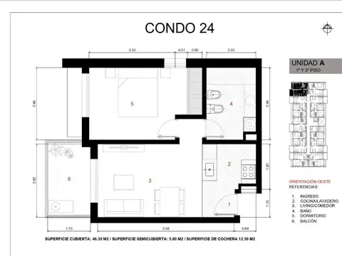 Departamento en Venta en Fisherton, USD 79.000