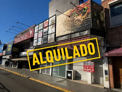 ALQUILADO Excelente Local sobre Av. San Martín!