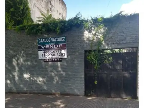 Terreno 7,79x38,40 u$s135000, LISANDRO DE LA TORRE 5100 - Villa Lugano