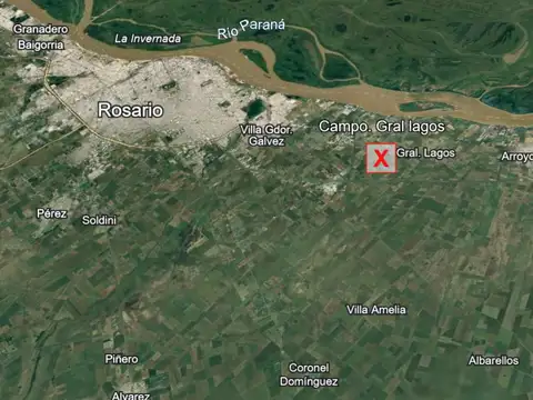 Autopista Ros-Bs As, altura General lagos