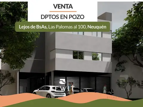 VENTA DEPARTAMENTOS MONOAMBIENTES Y 1 DORMITORIO EN POZO NEUQUEN BARRIO LEJOS DE BUENOS AIRES