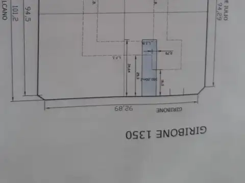 Terreno en Venta 35  mts Fondo