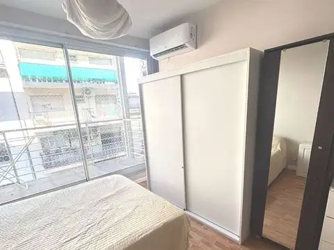 Gran Monoambiente Balcon FRENTE Luminos MB Amueblado-Edificio Amenities SUM-Pileta-Parrilla-Camaras