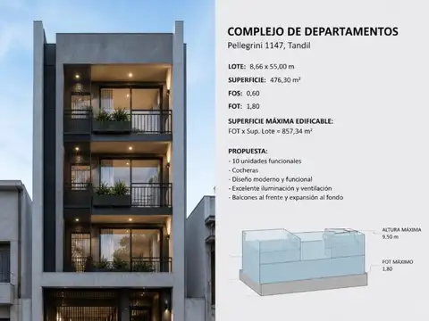 Terreno en Venta, FOT 1,8