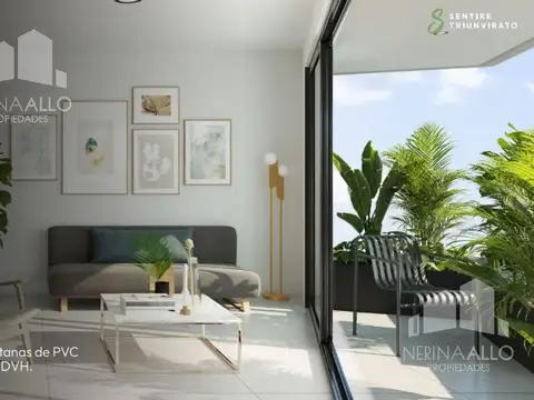 Departamento 2 ambientes con 1 baño