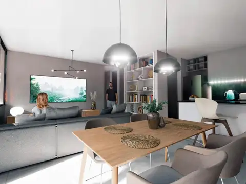Departamento de 2 y 3 ambientes con jardin en Complejo Life