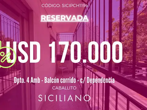 Departamento en Caballito