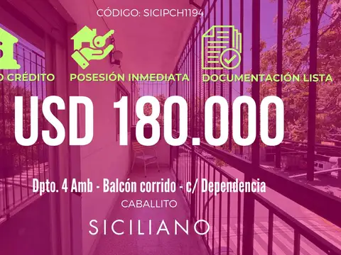 Departamento en Caballito