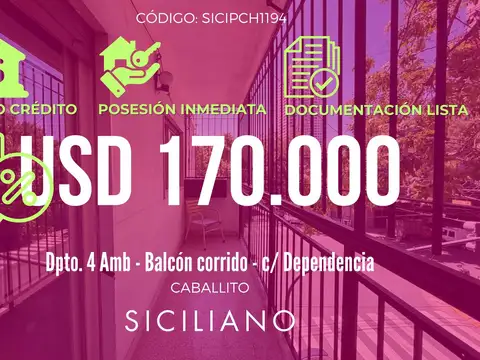 Departamento en Caballito