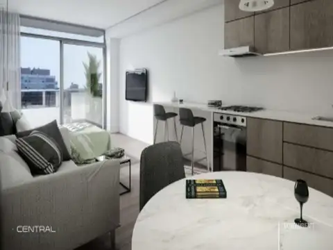 Departamento Monoambiente con 1 baño