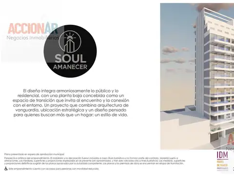 Departamento en Venta de 1 dormitorio