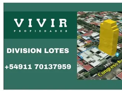 Terreno lote Venta SAAVEDRA Coghlan NUÑEZ USAA