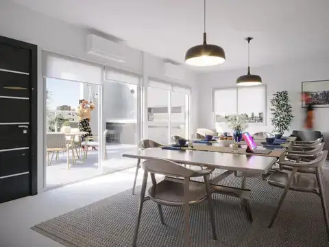 Departamento 2 ambientes con 1 baño