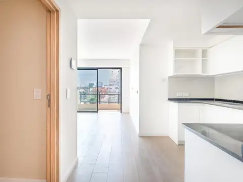 3 ambientes a estrenar con terraza propia de 24 mts cuadrados