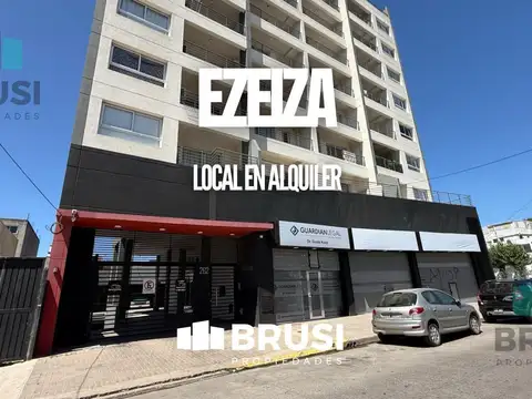 LOCAL EN ALQUILER  EN EZEIZA CENTRO - EXCELENTE UBICACION