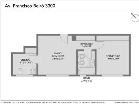 Av Francisco Beiró al 3300 , Piso 7