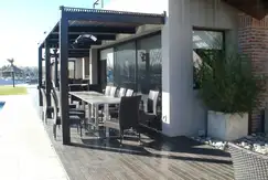 Áreas comunes piscina, club-house en Bahia del Sol en Maximo Perez 402 en San Fernando, Buenos Aires