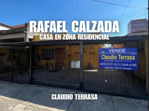 CASA EN VENTA EN RAFAEL CALZADA