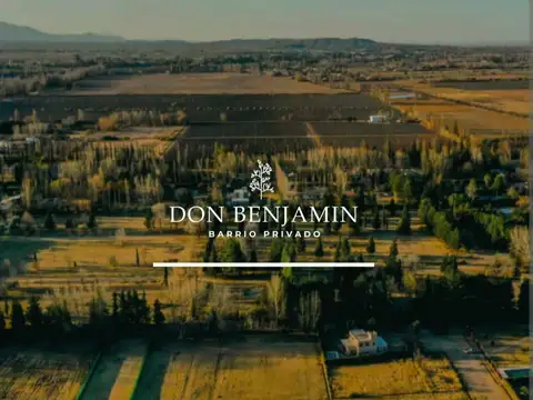 Lote 1026 m2 b° privado don benjamin - vistalba
