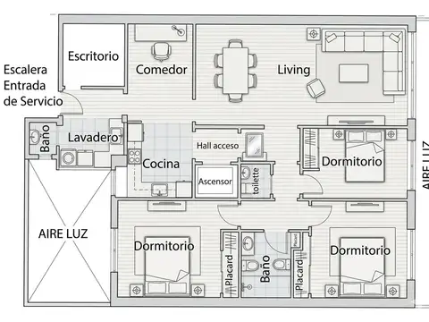 Departamento en Venta al Sureste