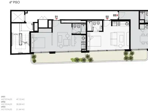Departamento en Venta de Monoambiente