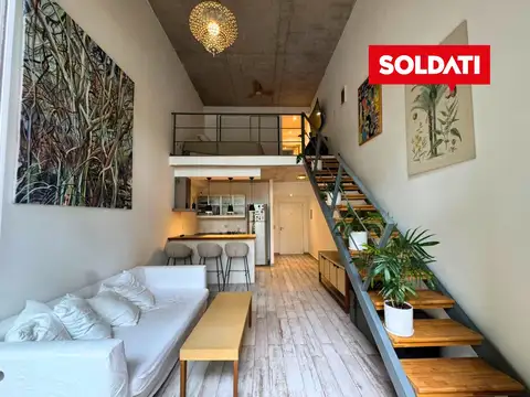 Alquiler | Loft en Ayres Lofts Amoblado con patio y parrilla