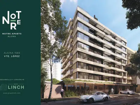 Departamento de 3 ambientes con balcón en venta en pozo a estrenar en Vicente Lopez