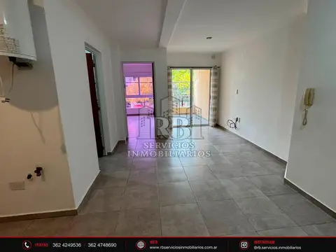 Departamento 2 ambientes con 1 baño