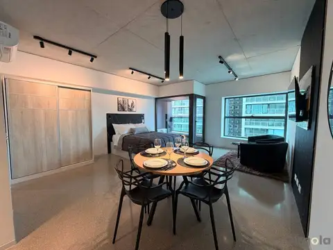 Alquiler monoambiente con cochera en Puerto Madero