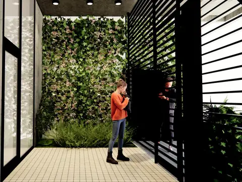 Departamento un dormitorio en venta. Balcón. Zona río. Permuta