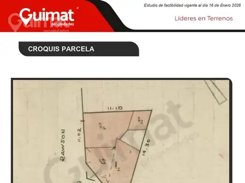 Terreno en Venta de 115,0 m2
