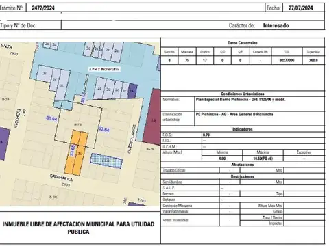 OV LAGOS 280, ROSARIO