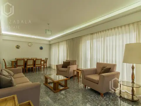 Alquiler departamento cuatro ambientes con dep. Cochera. El valor incluye exp.  Amoblado. Recoleta