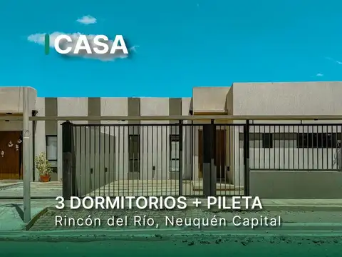 Venta casa a estrenar Rincon del Rio Neuquen