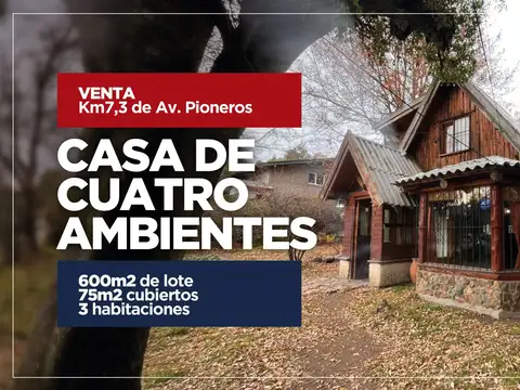 Casa en venta de 3 dormitorios en Bariloche
