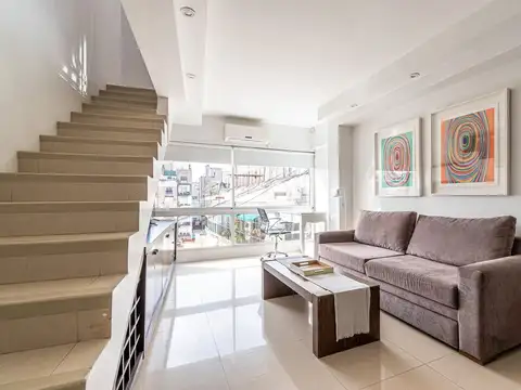 Duplex 2 ambientes moderno. full equipado,recoleta