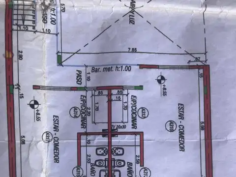 Departamento en Venta de 1 dormitorio