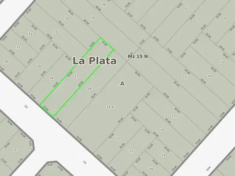 Terreno en venta en La Plata